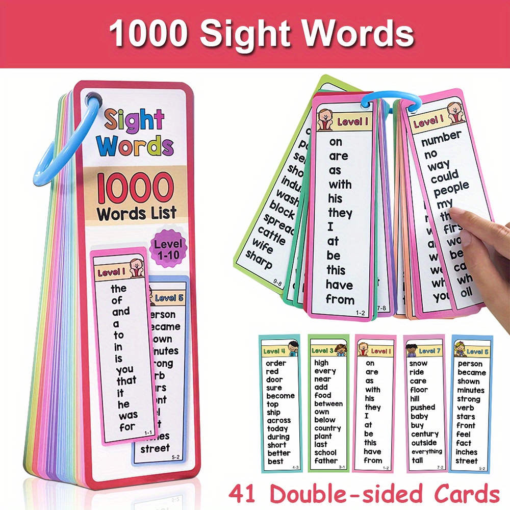 1000 Sight Words Flash Cards f - Educational Flash Card บทวิจารณ์และราคา