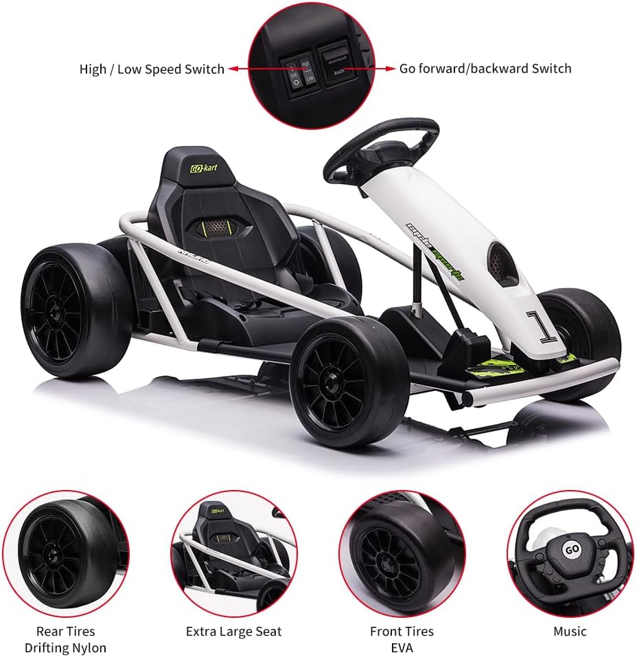 Ride on Go Kart for Teens 24v  - Kids Toys Start With X บทวิจารณ์และราคา