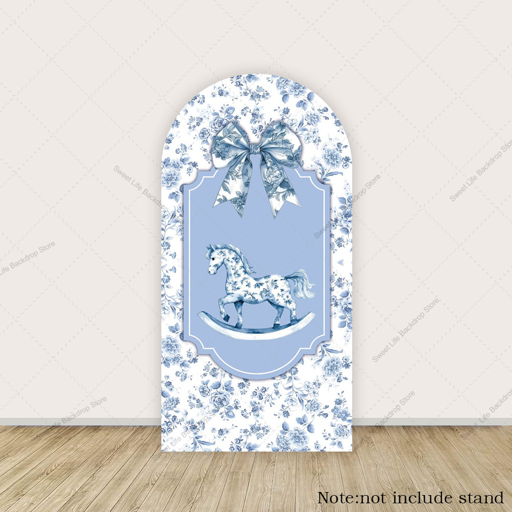 Blue Green Floral Bow Arch Bac - Kids Toys Names บทวิจารณ์และราคา