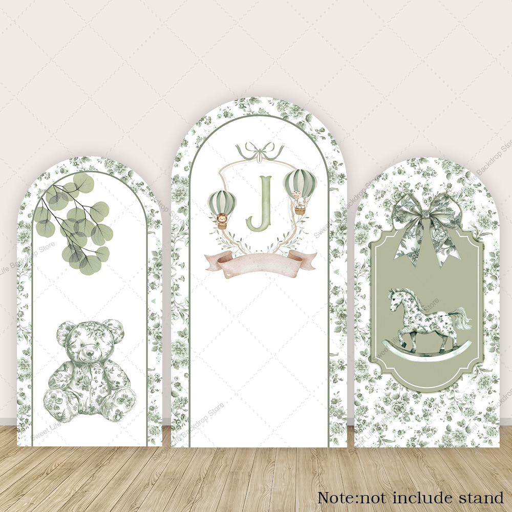 Blue Green Floral Bow Arch Bac - Kids Toys Names บทวิจารณ์และราคา