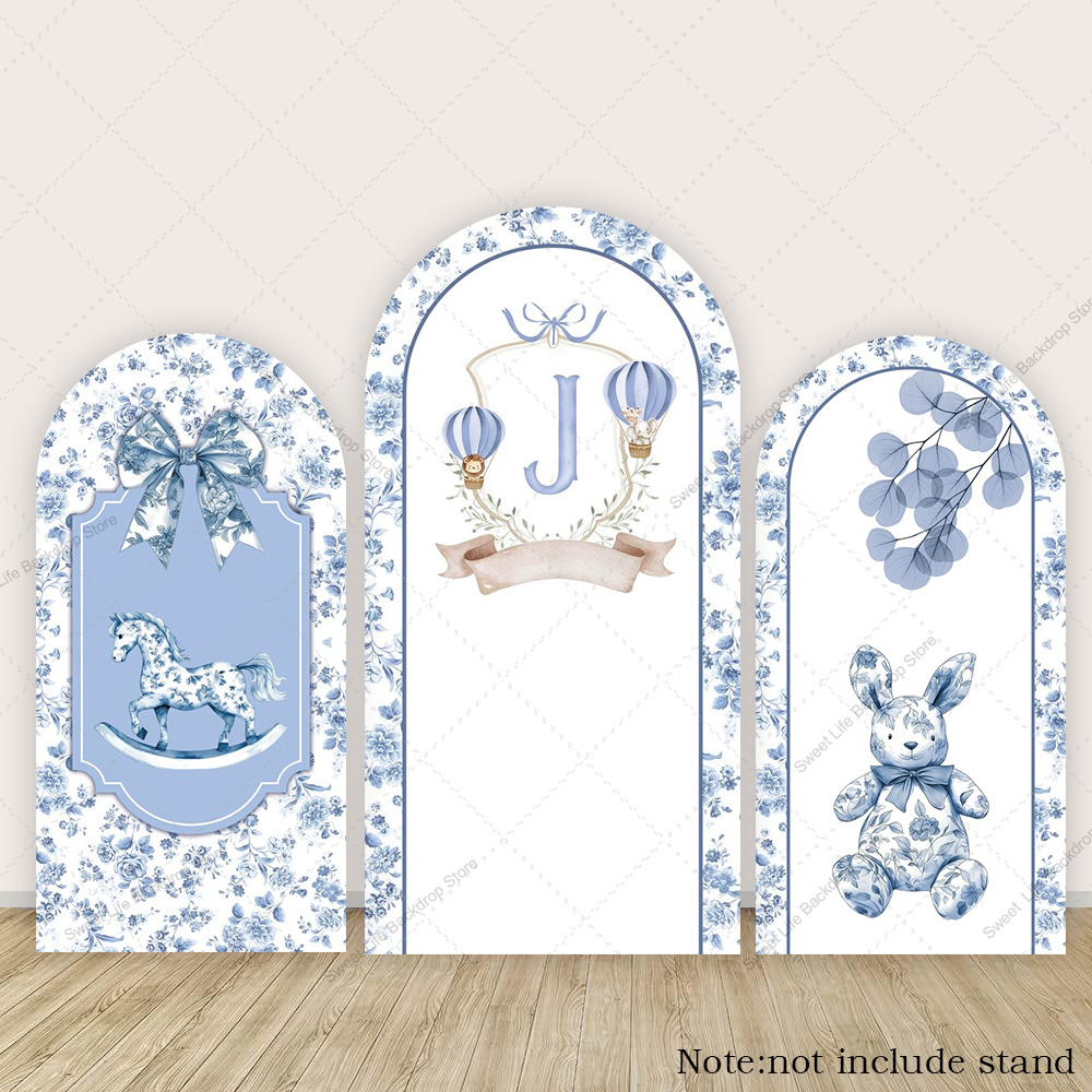 Blue Green Floral Bow Arch Bac - Kids Toys Names บทวิจารณ์และราคา