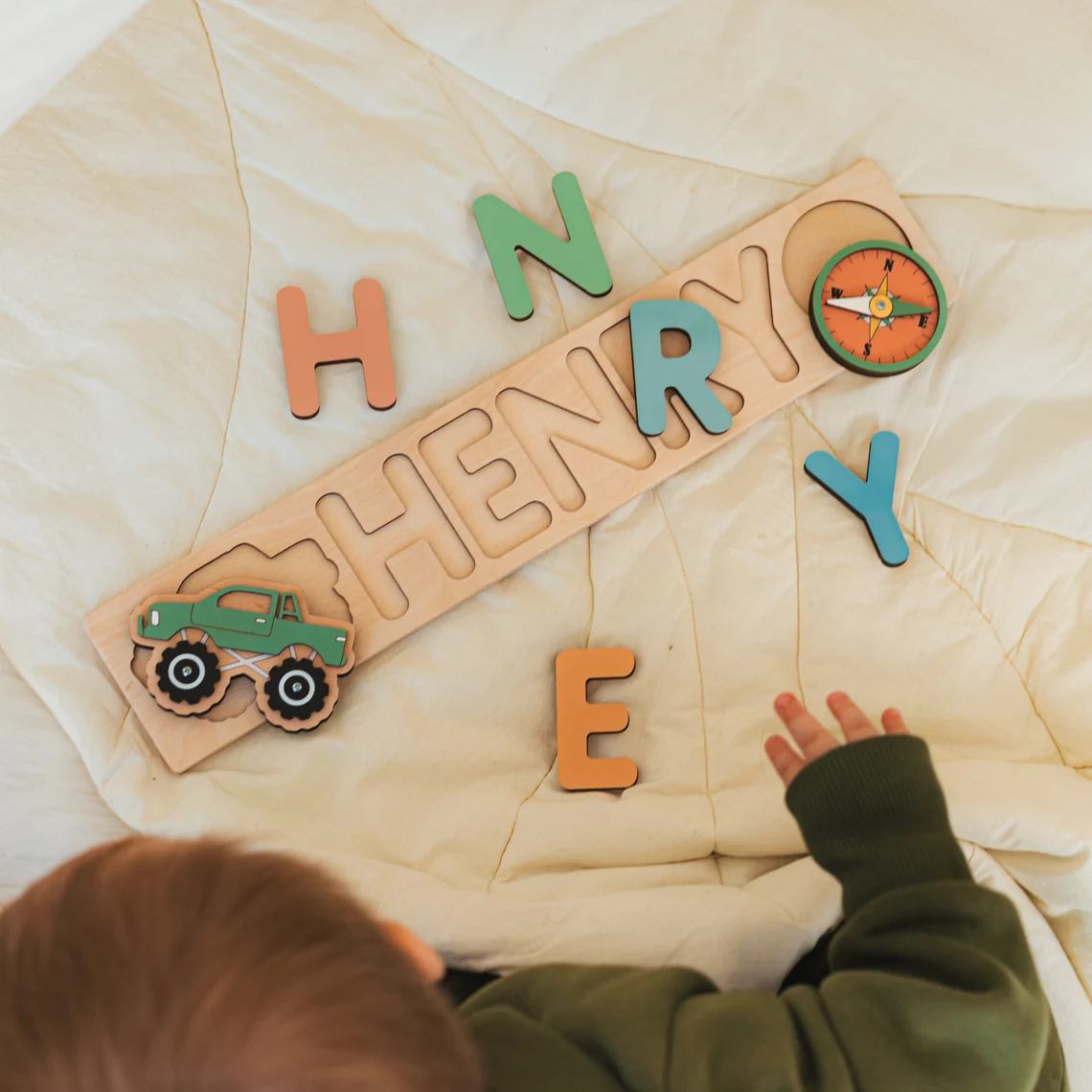 Personalized Name Puzzle With  - Kids Toys Names บทวิจารณ์และราคา