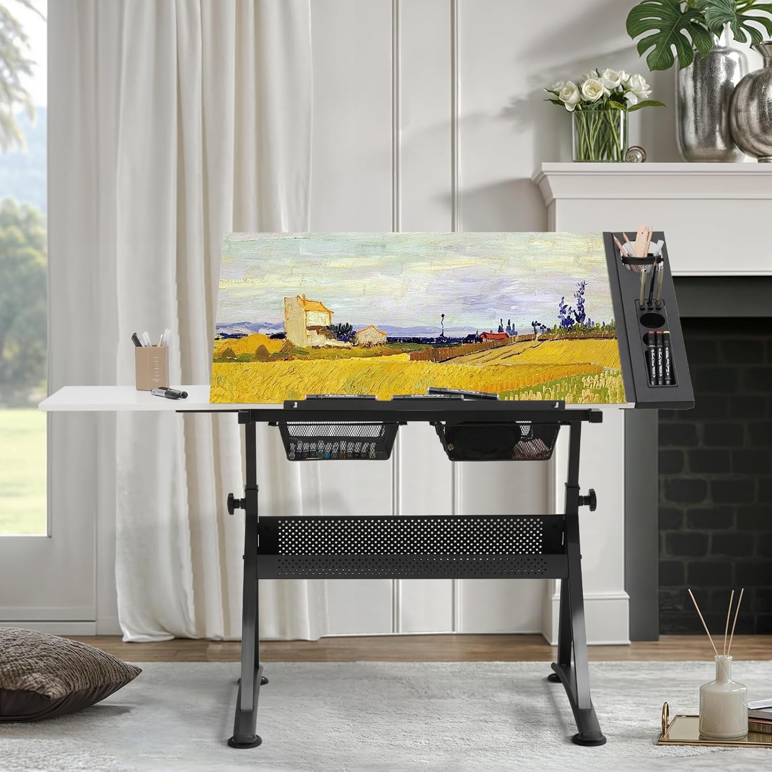 Adjustable Drafting Desk with  - Kids & Toys Expo Saudi Arabia บทวิจารณ์และราคา