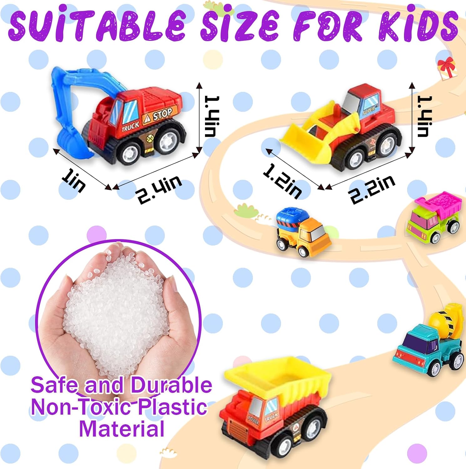 12pcs Pull Back Cars Truck Veh - Kids Toys Cars บทวิจารณ์และราคา