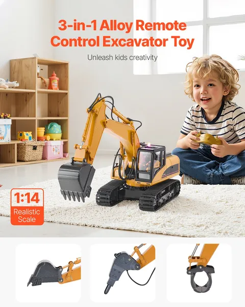 Remote Control Excavator Toy 1 - Kids' Toy บทวิจารณ์และราคา