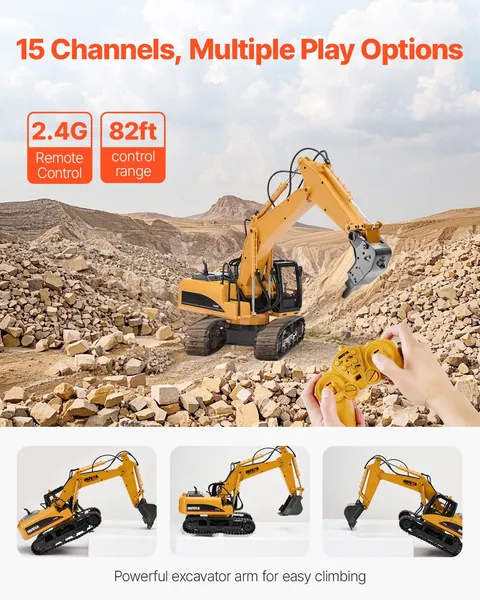 Remote Control Excavator Toy 1 - Kids' Toy บทวิจารณ์และราคา