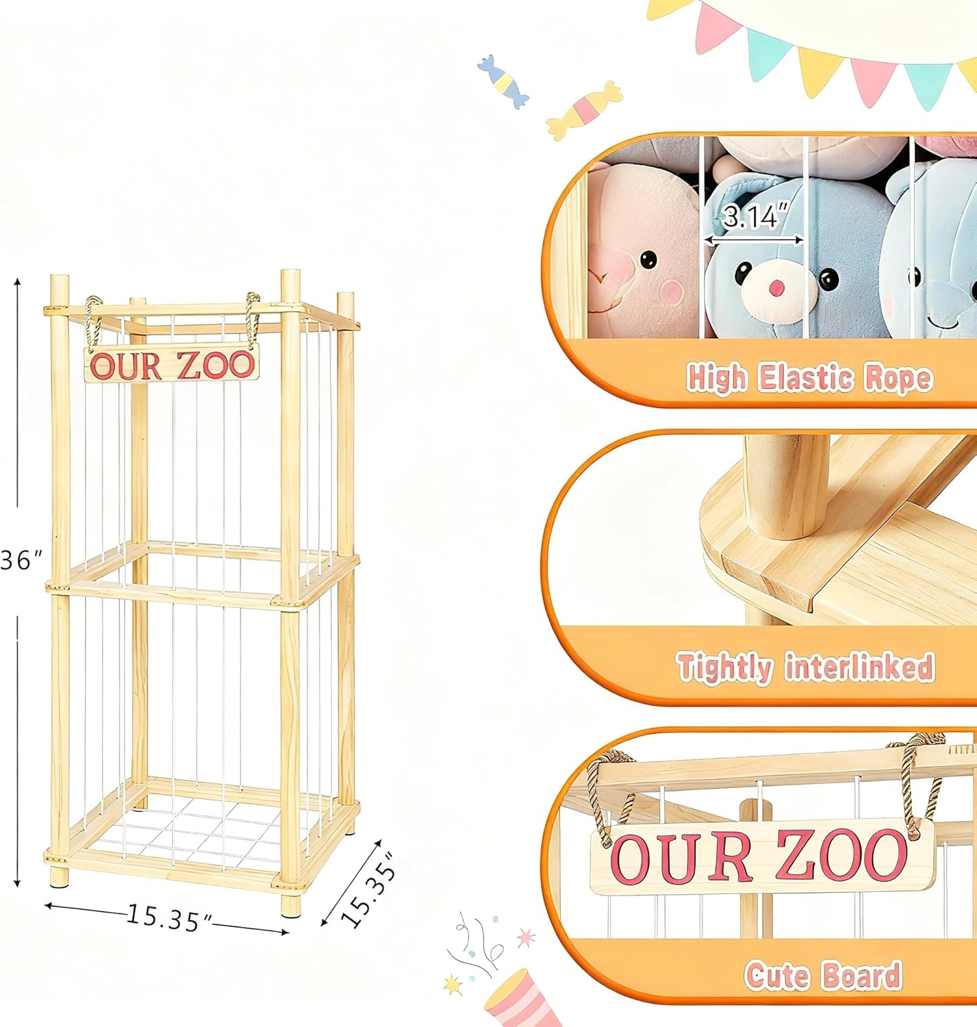 Stuffed Animal Storage with El - Kids & Toys Expo Saudi Arabia บทวิจารณ์และราคา