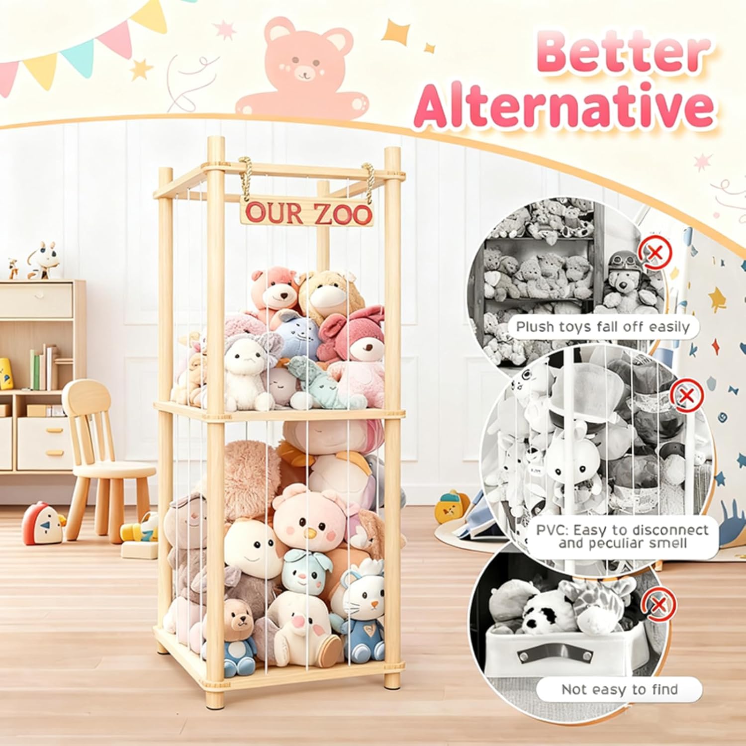 Stuffed Animal Storage with El - Kids & Toys Expo Saudi Arabia บทวิจารณ์และราคา