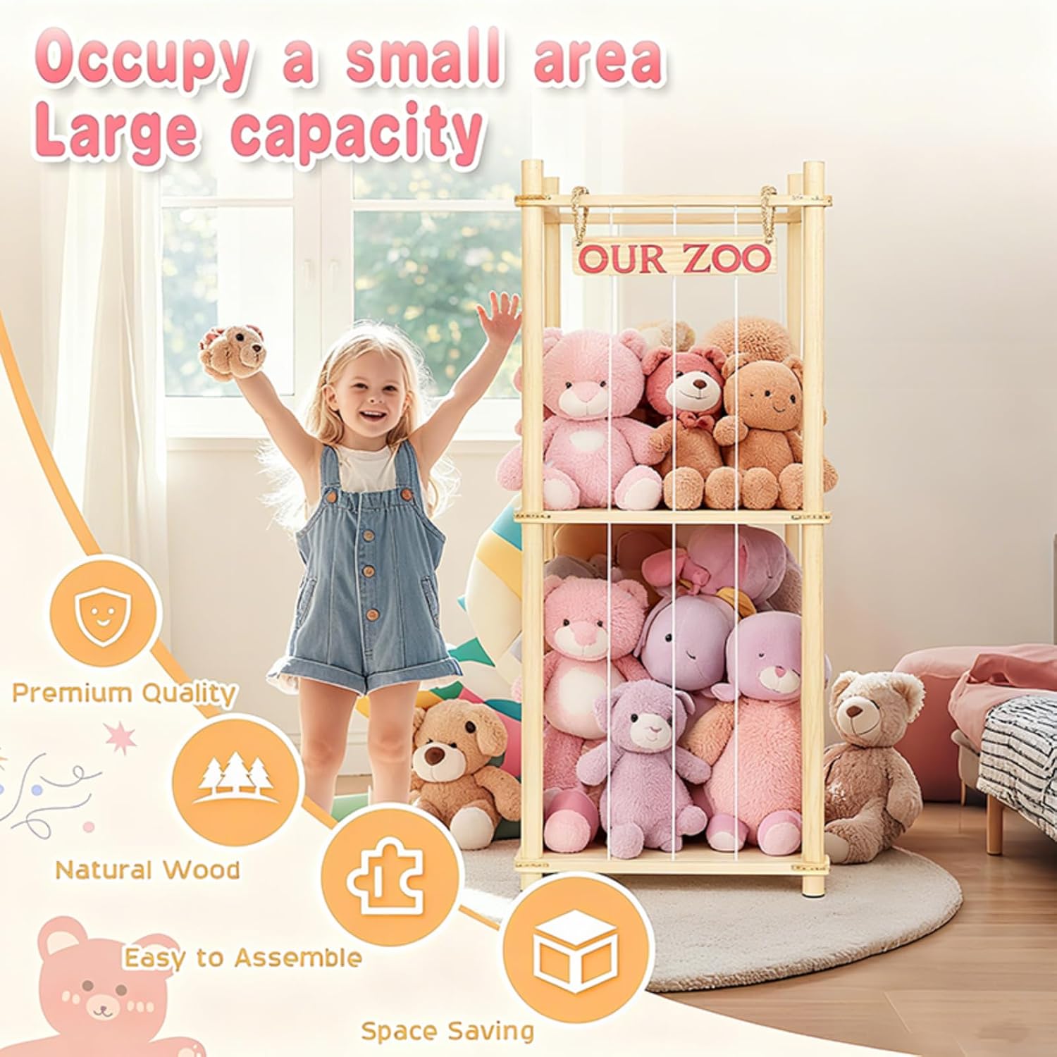 Stuffed Animal Storage with El - Kids & Toys Expo Saudi Arabia บทวิจารณ์และราคา