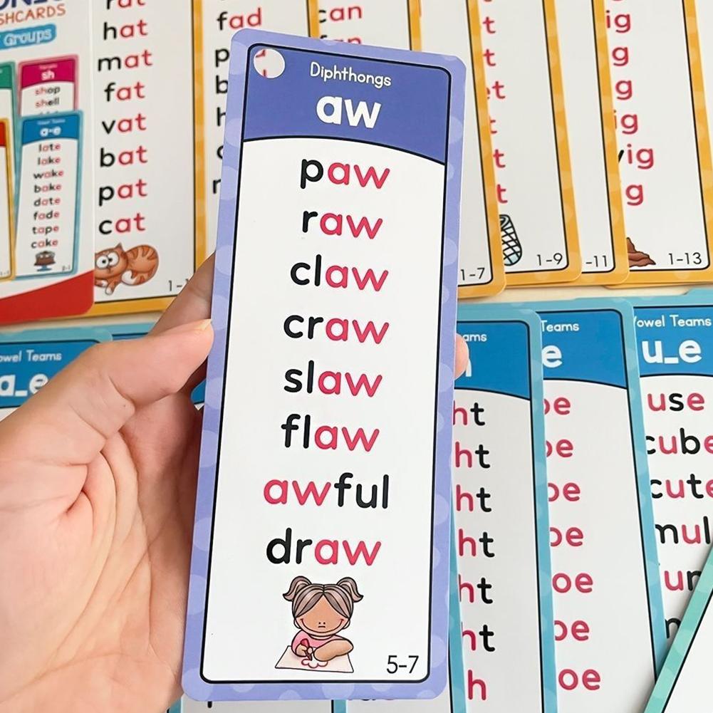 117 Groups Phonics Flashcards  - Educational Flash Card บทวิจารณ์และราคา