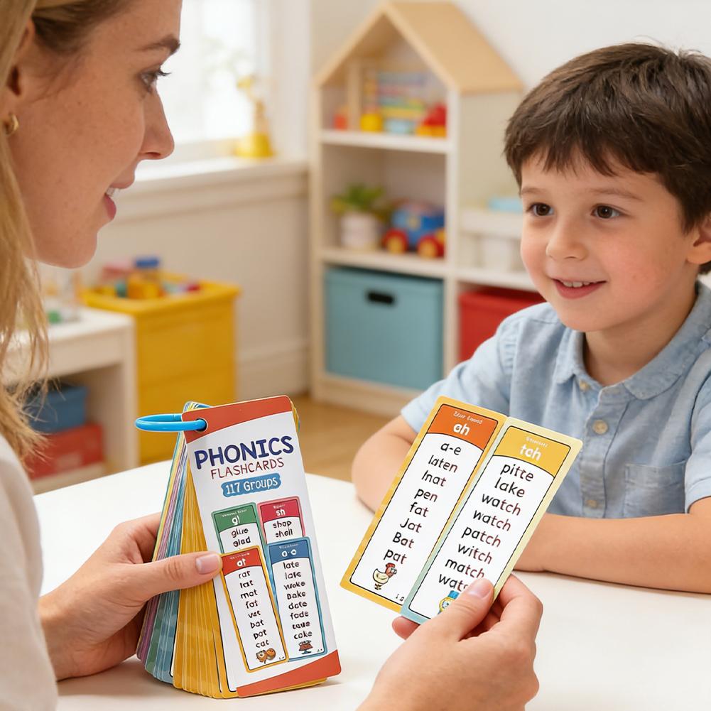 117 Groups Phonics Flashcards  - Educational Flash Card บทวิจารณ์และราคา