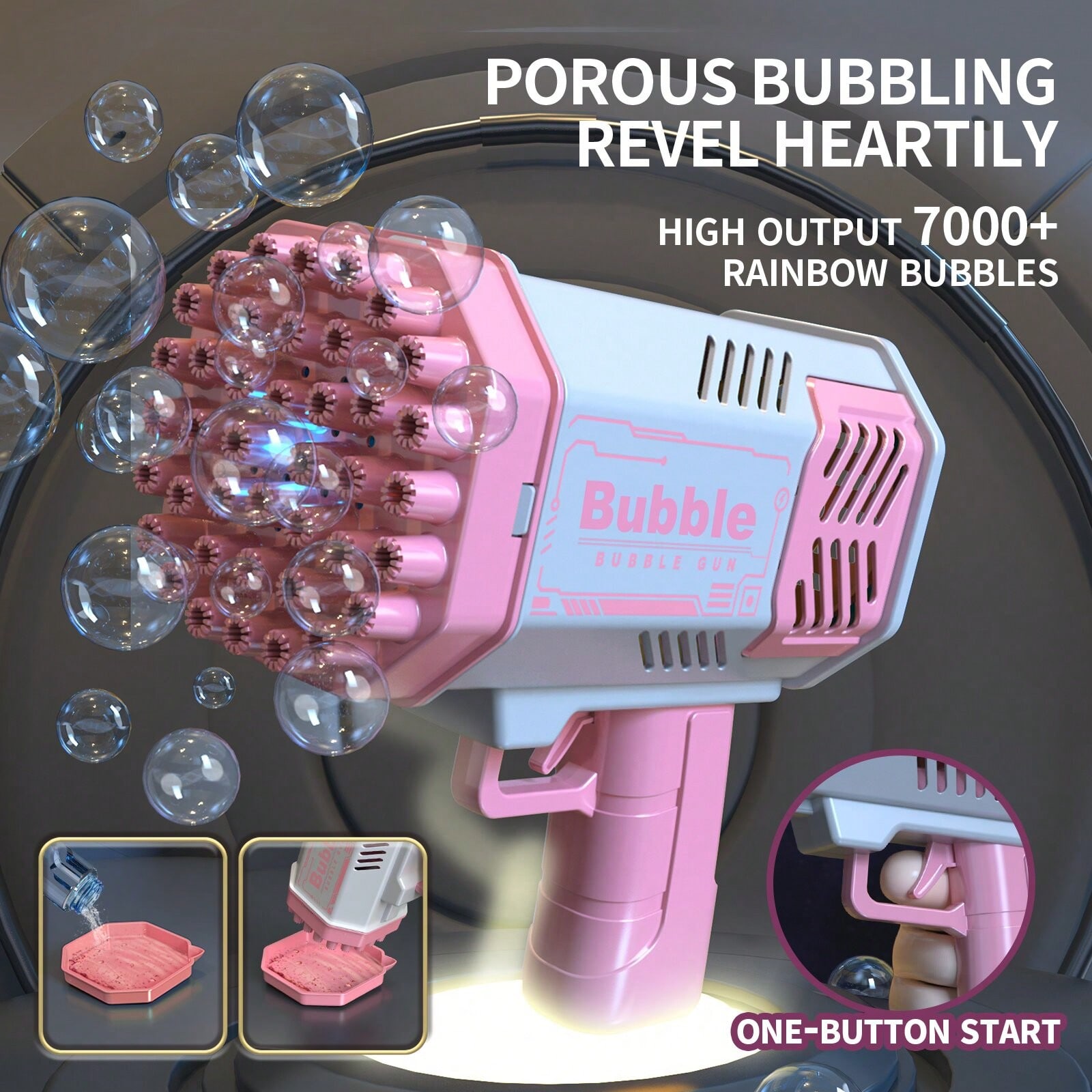 Handheld Automatic Bubble Blow - Kids' Toy บทวิจารณ์และราคา