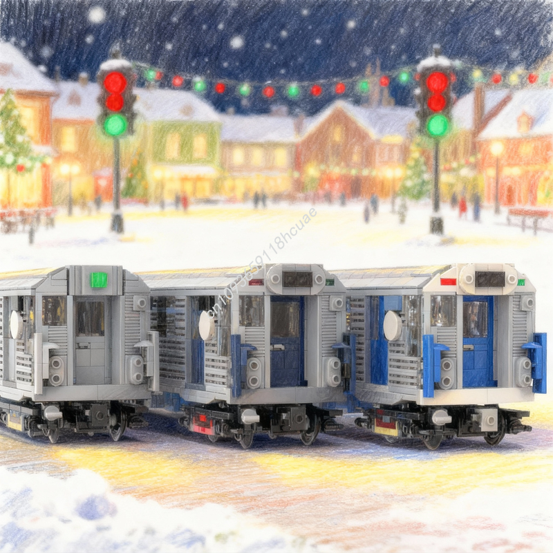 1245pcs MOC NYC Subway Brightl - Kids Toys Nyc บทวิจารณ์และราคา