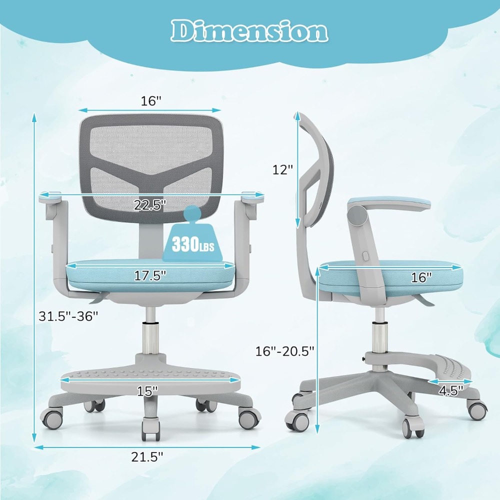 Kids Ergonomic Desk Chair, Adj - Kids & Toys Expo Saudi Arabia บทวิจารณ์และราคา