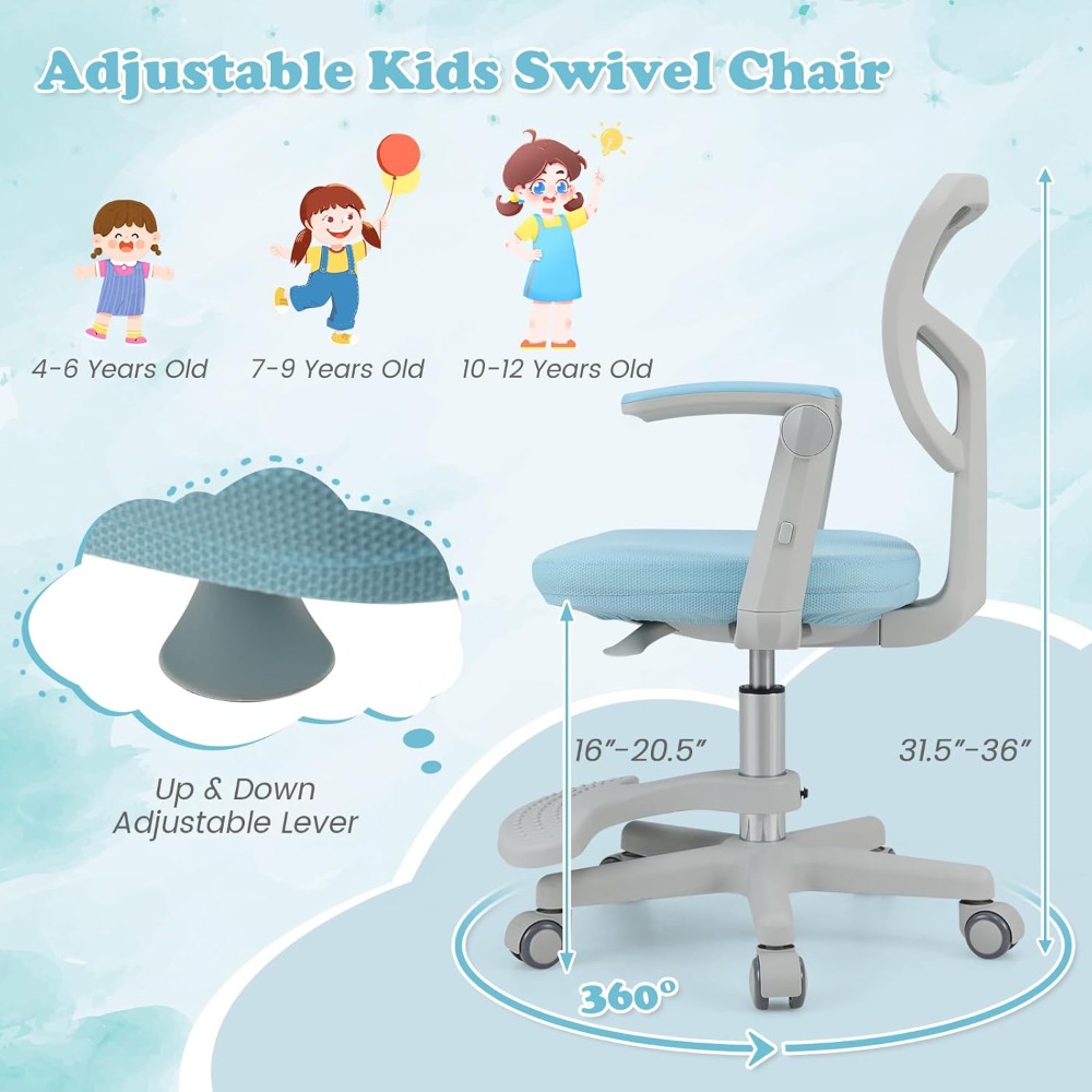 Kids Ergonomic Desk Chair, Adj - Kids & Toys Expo Saudi Arabia บทวิจารณ์และราคา