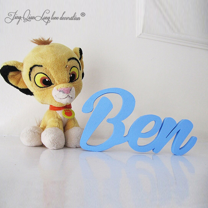 Custom  Wooden Name Sign for K - Kids Toys Names บทวิจารณ์และราคา