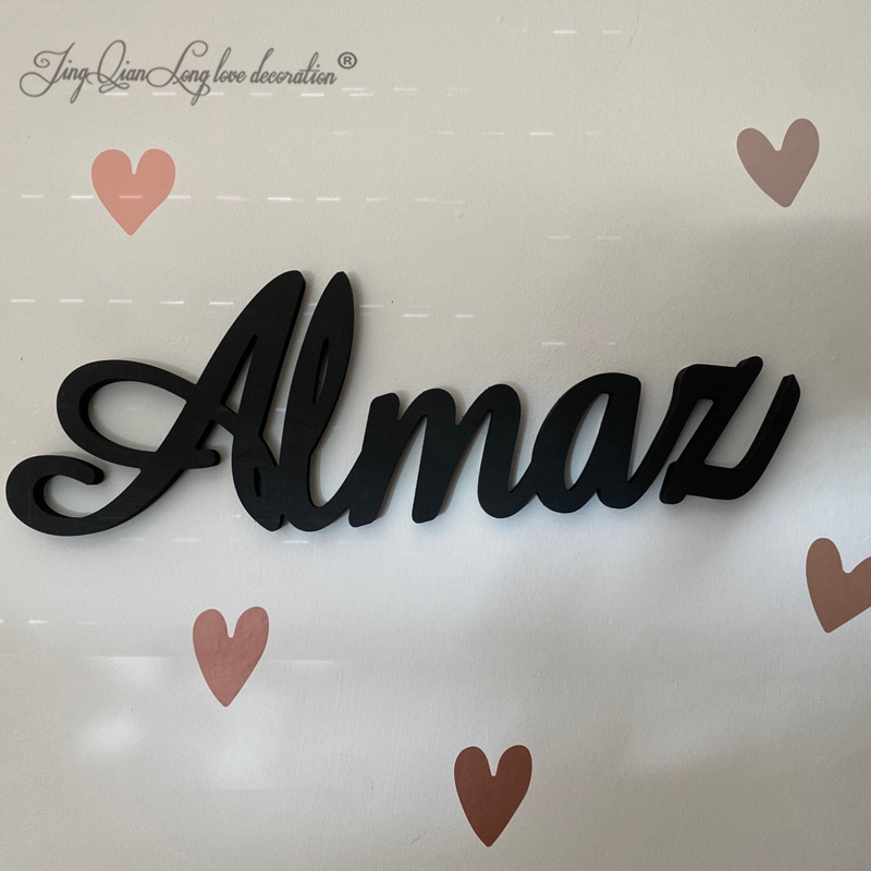 Custom  Wooden Name Sign for K - Kids Toys Names บทวิจารณ์และราคา