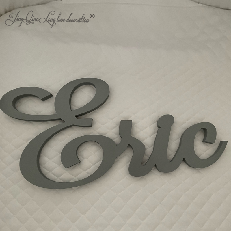 Custom  Wooden Name Sign for K - Kids Toys Names บทวิจารณ์และราคา