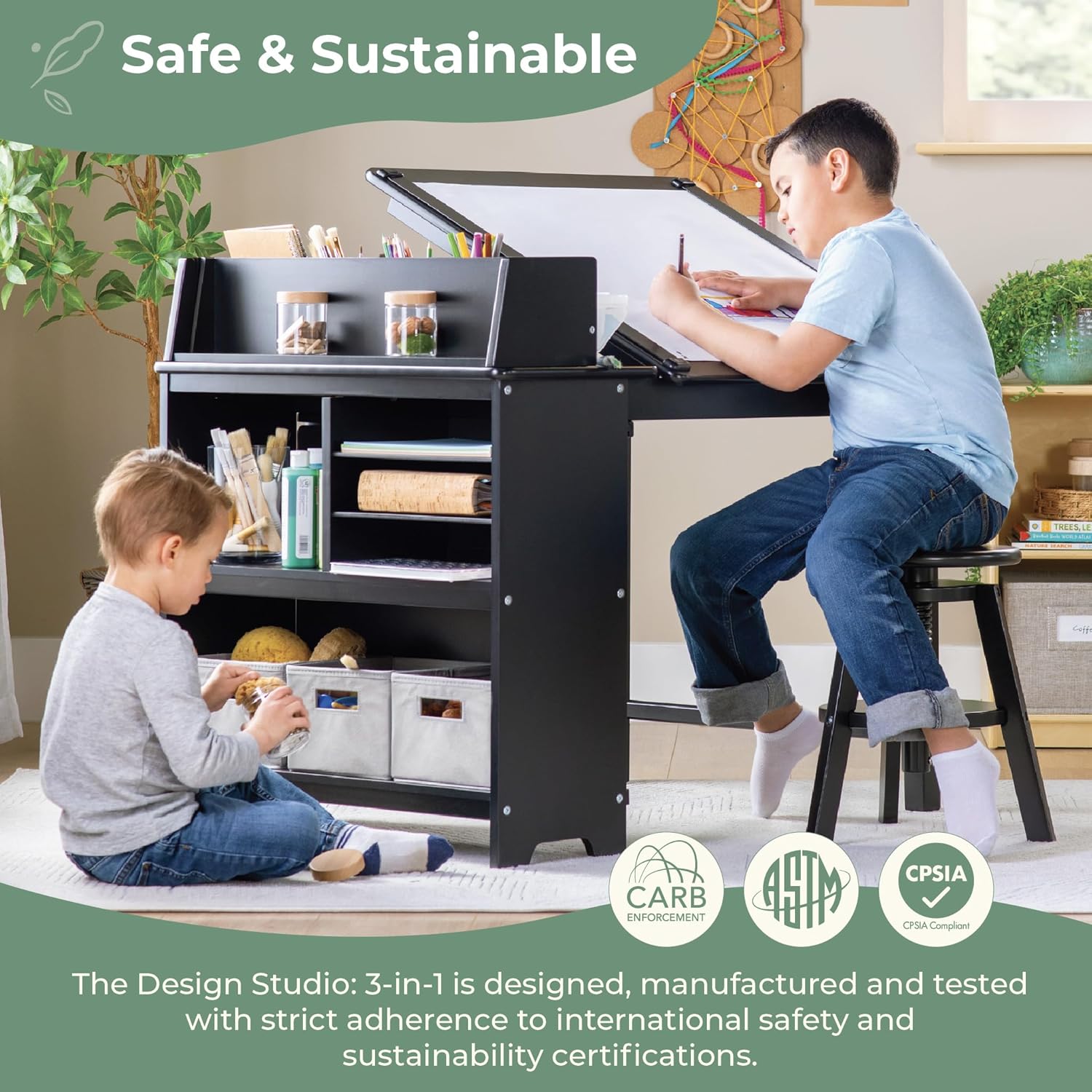 Design Studio – Black: 3-in-1  - Kids & Toys Expo Saudi Arabia บทวิจารณ์และราคา