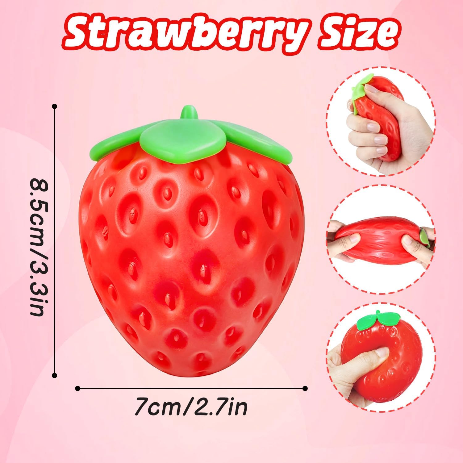 Strawberry Squishy Toy, Realis - Kids' Toy บทวิจารณ์และราคา