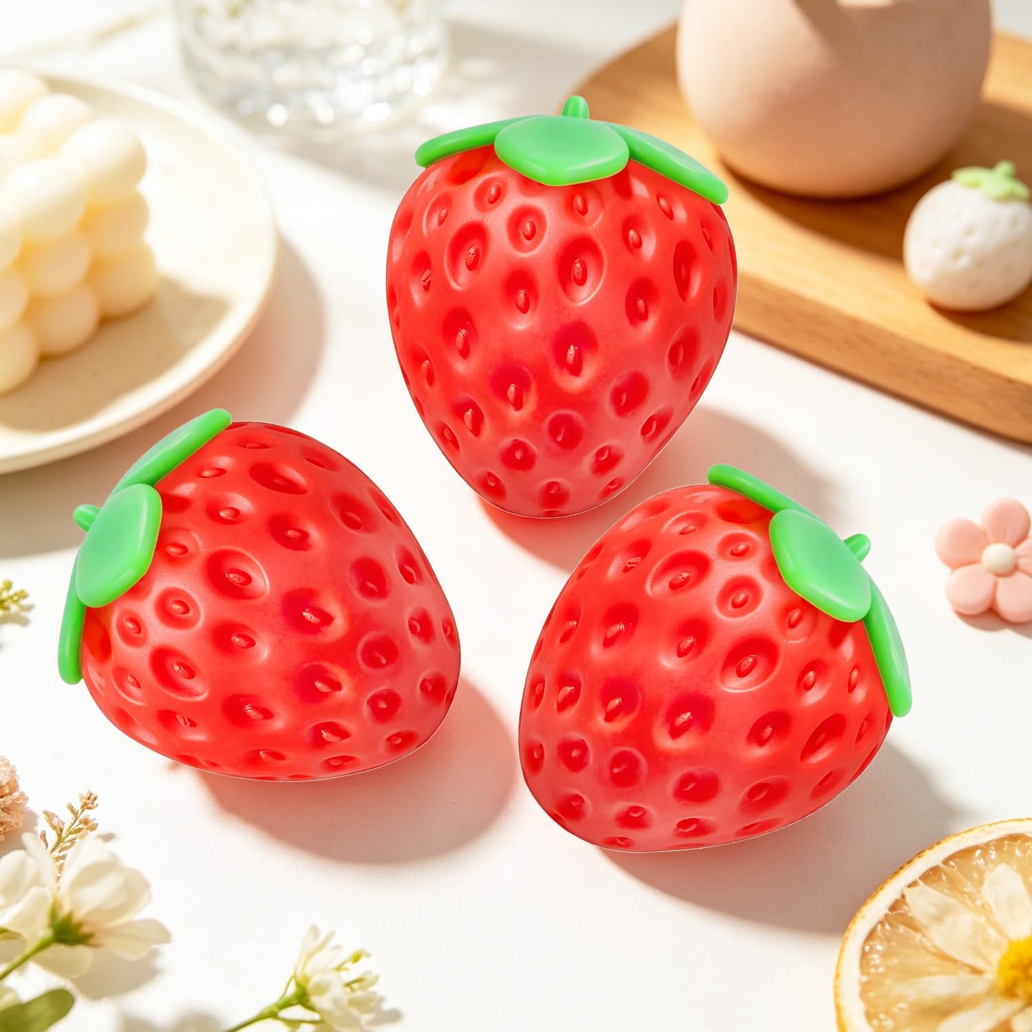 Strawberry Squishy Toy, Realis - Kids' Toy บทวิจารณ์และราคา