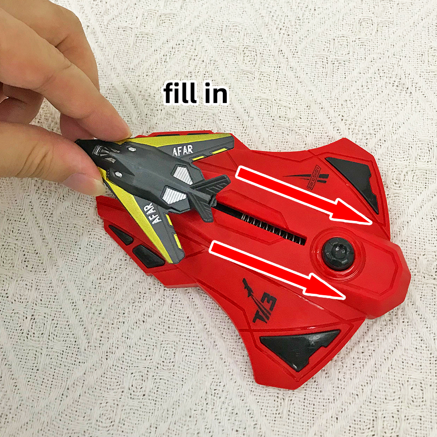 Boy catapult airplane toy, red - Catapult Launcher Toy บทวิจารณ์และราคา