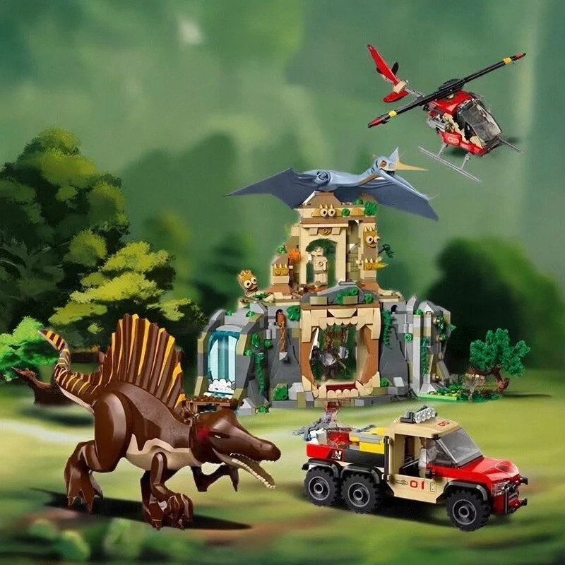 Spinosaurus and Quetzalcoatlus - Dinosaur Figurine Set บทวิจารณ์และราคา