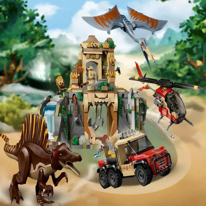 Spinosaurus and Quetzalcoatlus - Dinosaur Figurine Set บทวิจารณ์และราคา