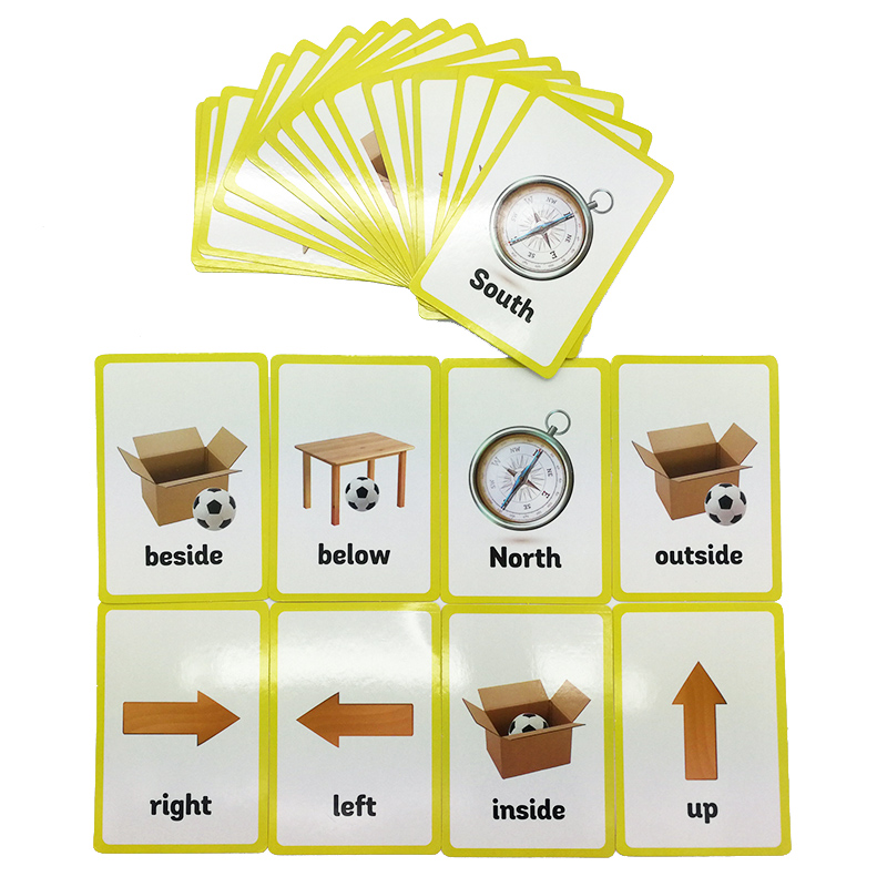 Prepositions and Gestures Seri - Educational Flash Card บทวิจารณ์และราคา