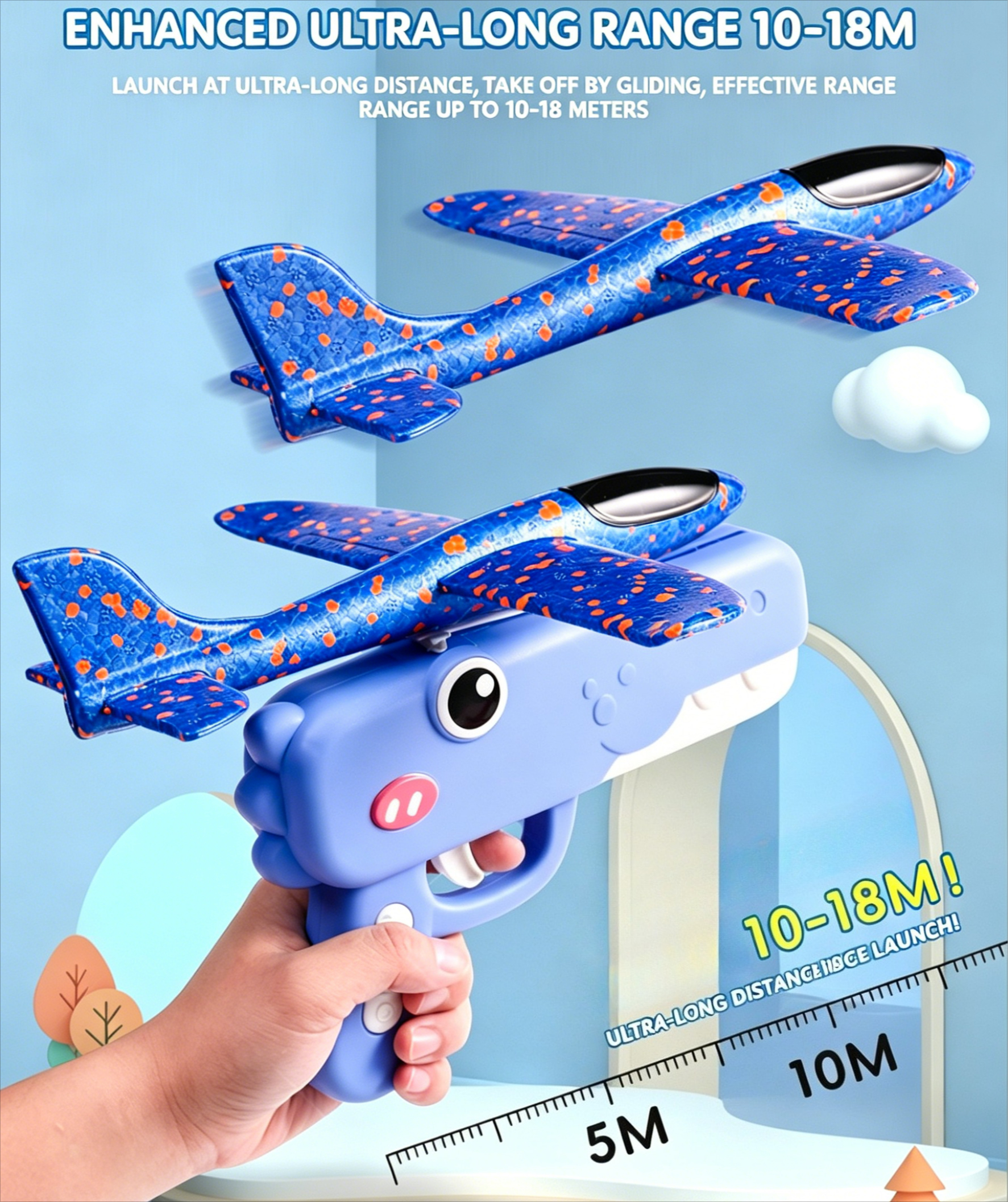 Foam Airplane Launcher Catapul - Catapult Launcher Toy บทวิจารณ์และราคา
