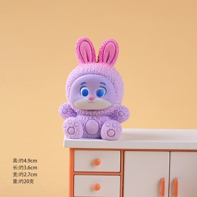 Cartoon Resin Rabbit Animal Po - Kids Toys Cars บทวิจารณ์และราคา